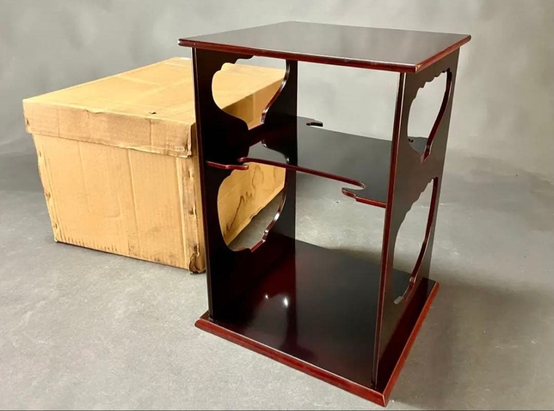 割引❣️ 「母」武野紹鴎好 水指棚 紹鴎水指棚 元箱 茶道具 （F1）