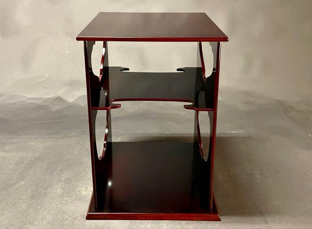 割引❣️ 「母」武野紹鴎好 水指棚 紹鴎水指棚 元箱 茶道具 （F1）