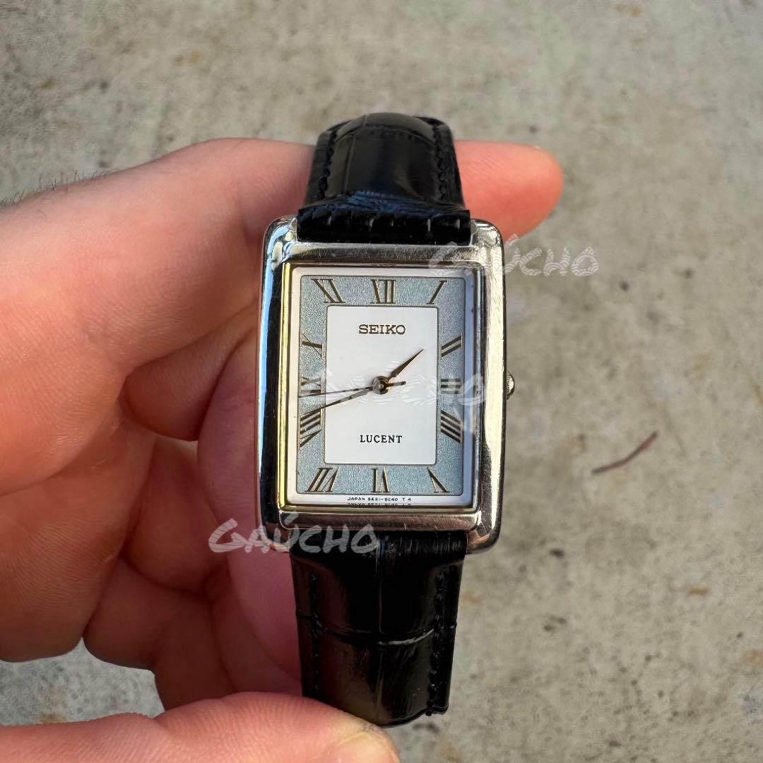 【新品電池】seikoレクタンギュラー スクエア ヴィンテージ tank 美品