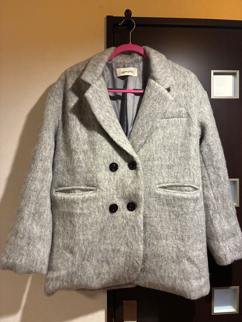 ジプソフィア　gypsophila オーバーサイズシャギーコート　コート