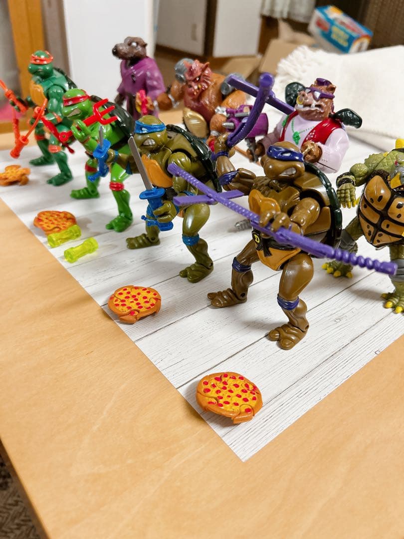 ミュータント・タートルズ アクション　フィギュア 8体セット
