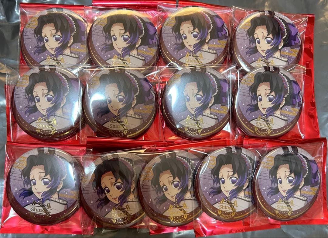 鬼滅の刃　干支　午年　缶バッジ　胡蝶しのぶ　13個