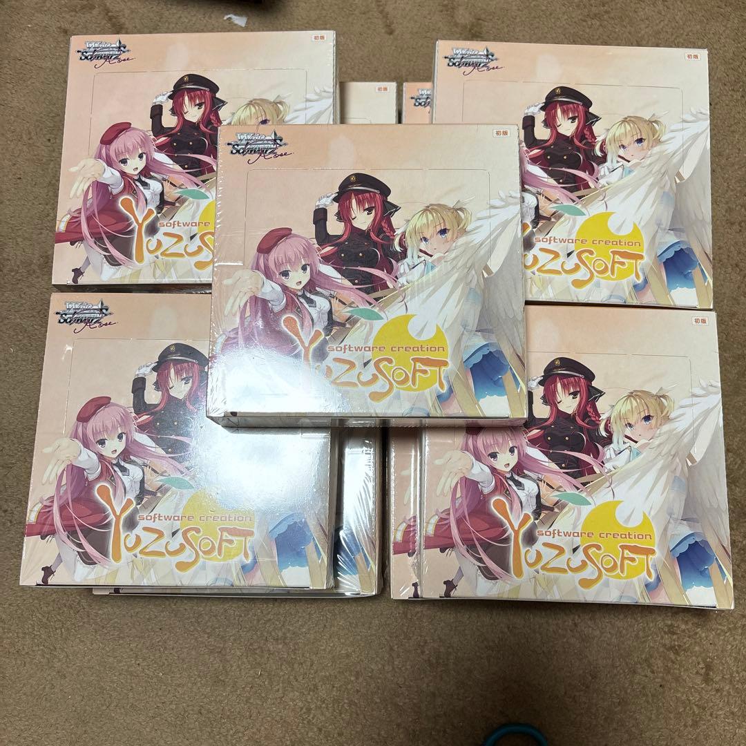 ヴァイスシュヴァルツ　ロゼ　ゆずソフト　9BOX ボックス　未開封シュリンク付き