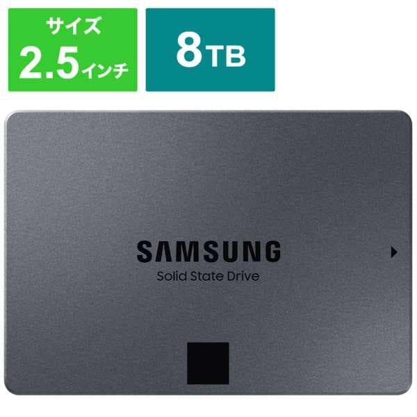 内蔵型SSD samsung SSD 8TB 870 QVO MZ-77Q8T0B/IT