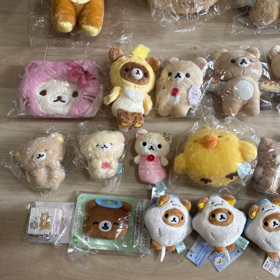 最終値段　リラックマ　コリラックマ　キイロイトリ　マスコット　ぬいぐるみセット