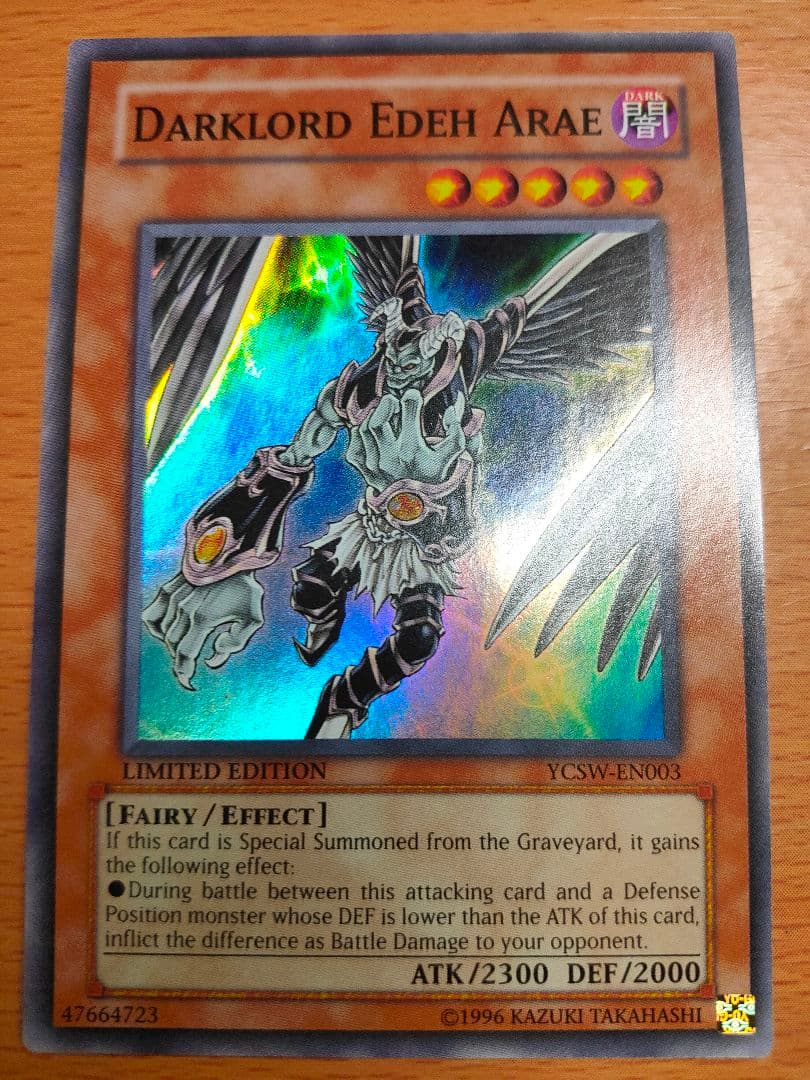 堕天使アスモディウス　スペルビア　エデアーラエ　英語　YCSW 3枚セット