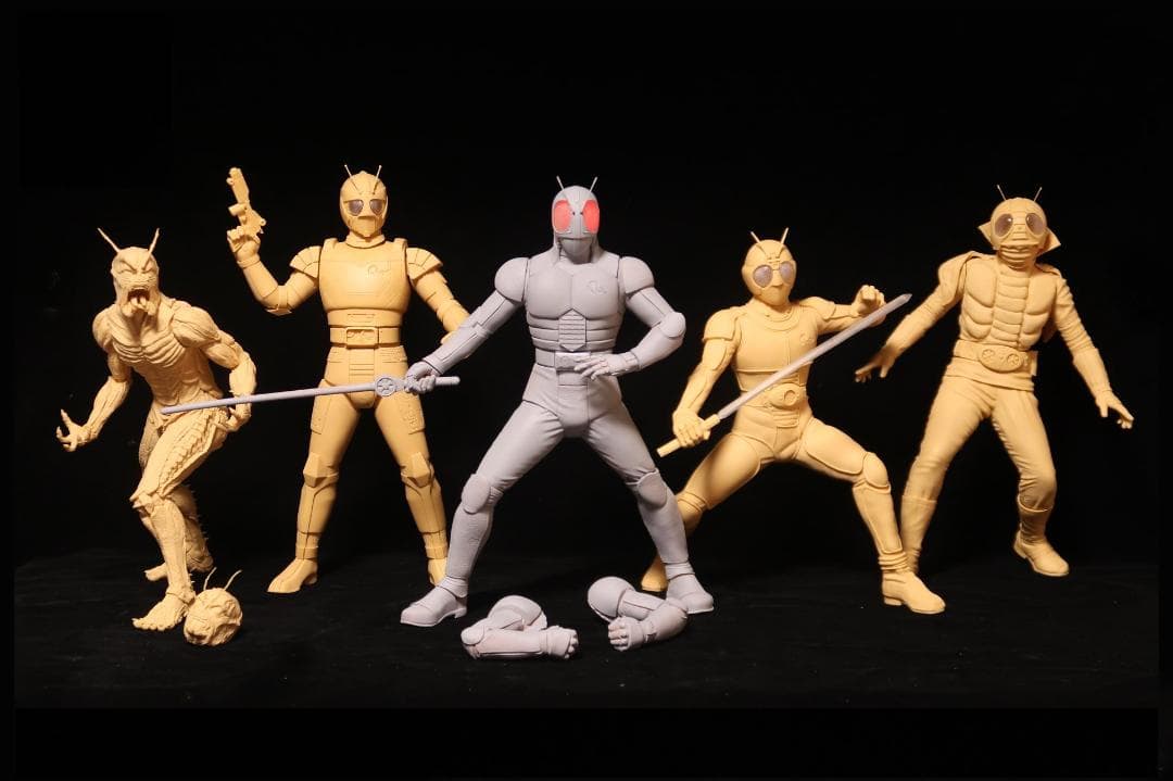 新品未使用1/6スケール 仮面ライダー RX ガレージキット　（未組立未塗装）