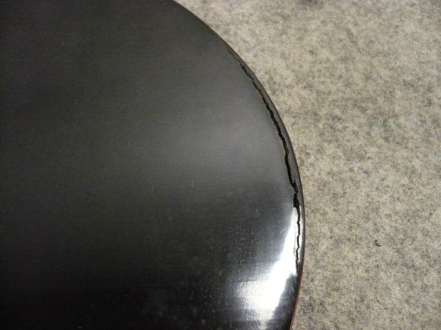 蒔絵 たけのこ掘り 半月盆 5枚 [B31441]