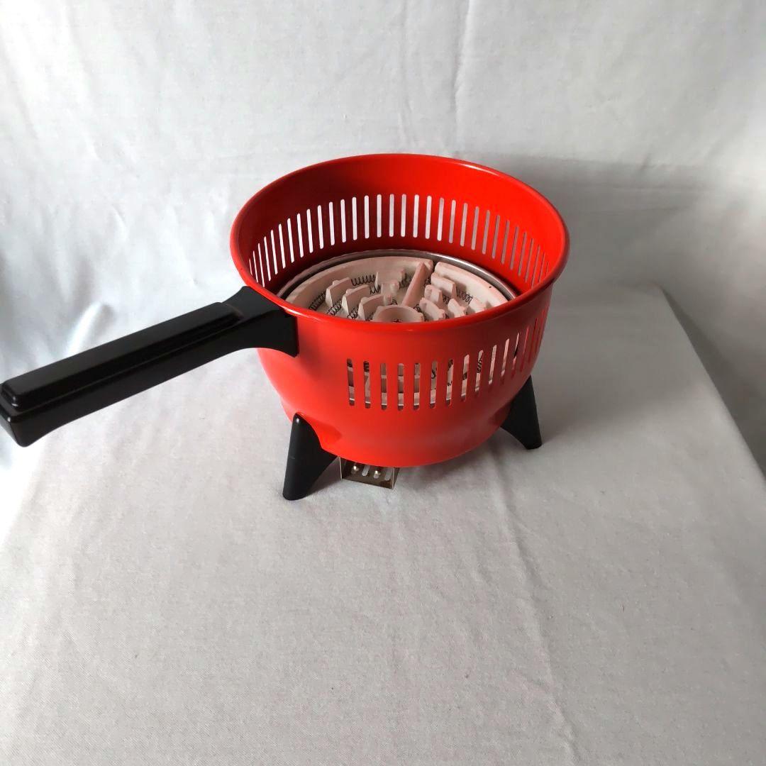 日*9様 電気コンロ　東芝ラーメン鍋　昭和のレア物