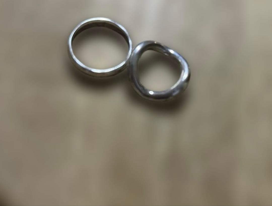 38,000円 アパルトモン購入 シルバー2リングセット