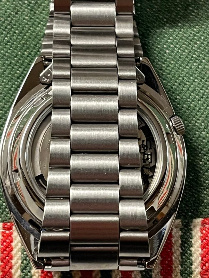【未使用級】SEIKO セイコー セイコー5 SNXS75K1 自動巻 裏スケ