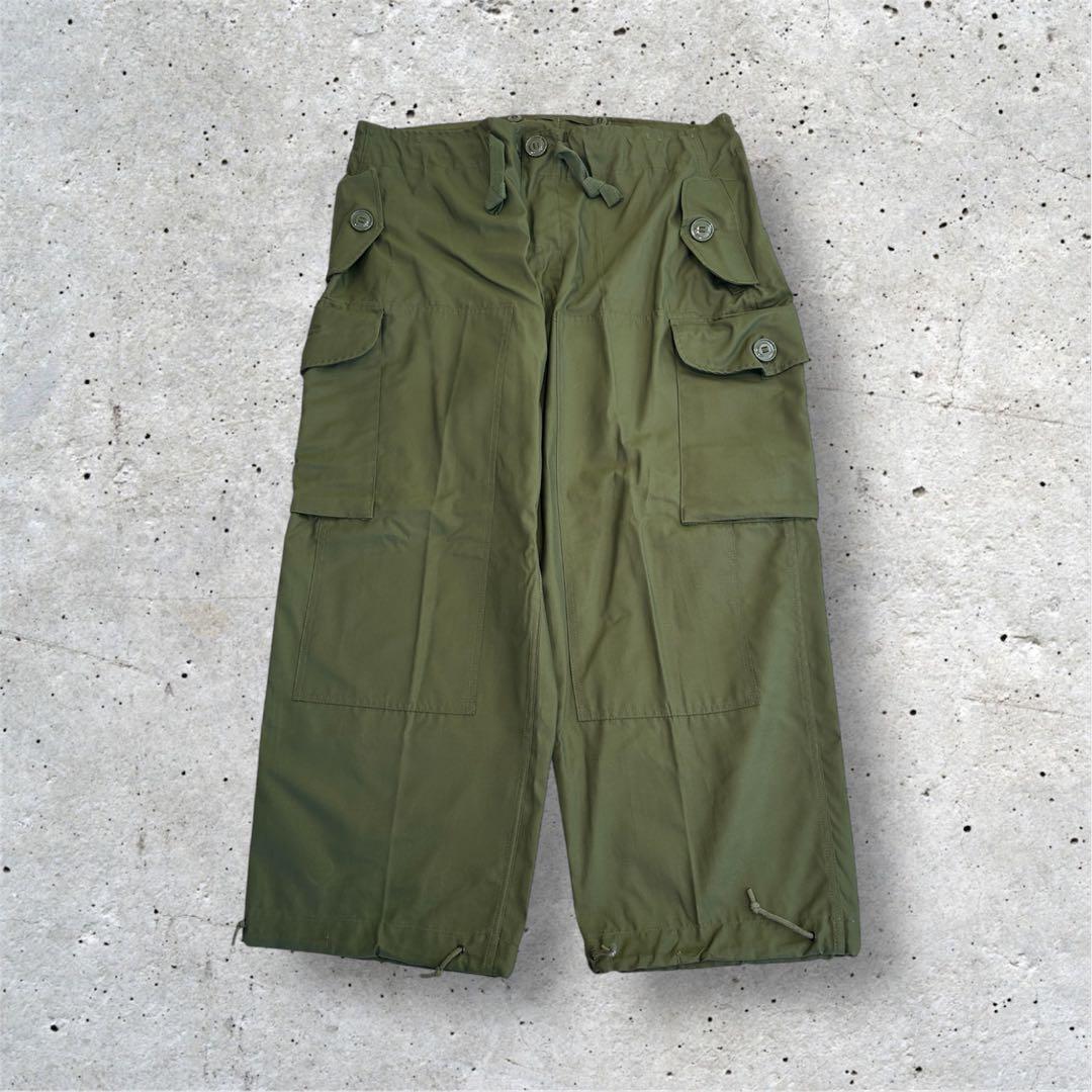 DEADSTOCK 80s カナダ軍 オーバーパンツ カーゴパンツ L 実物
