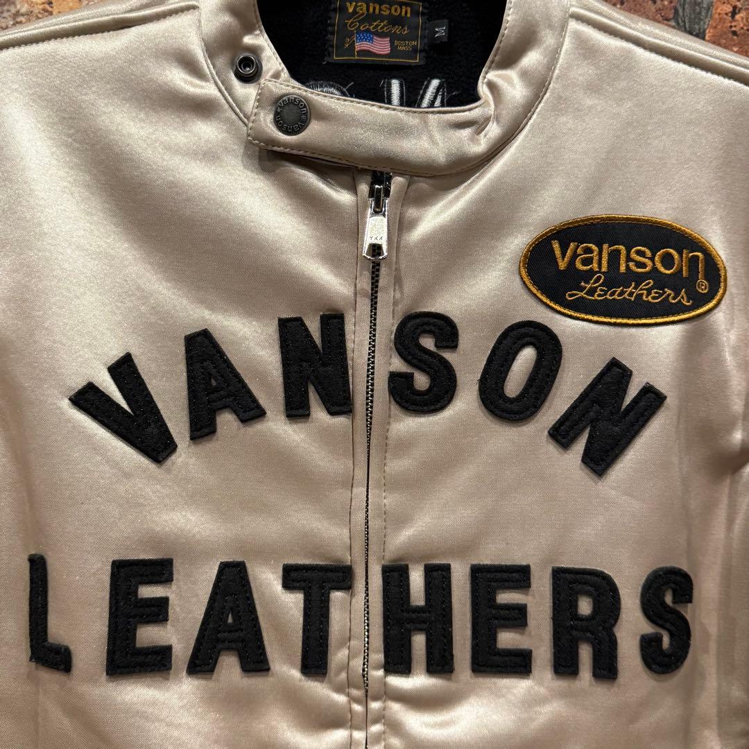 【VANSON】ライダース ジャケット ワンスター 40周年モデル ボンディング
