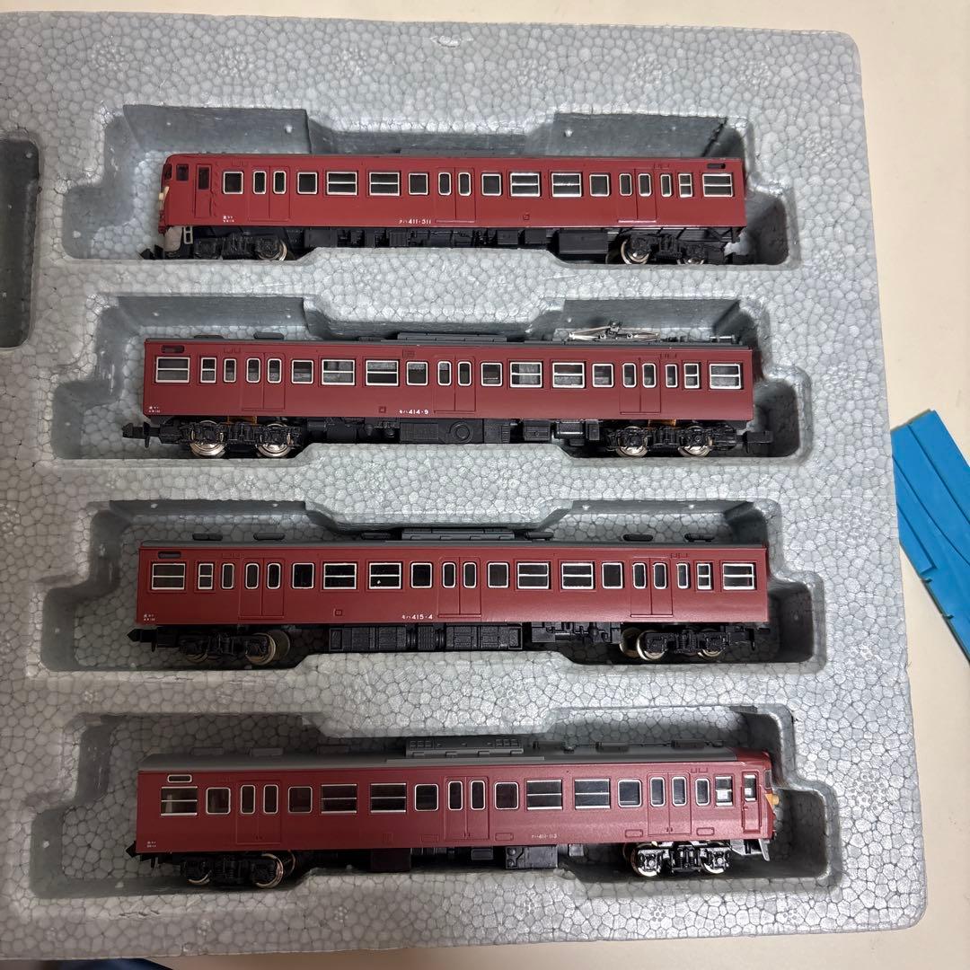 415系常磐色4両、165.153系東海色など6両 動力車つき　ジャンク品