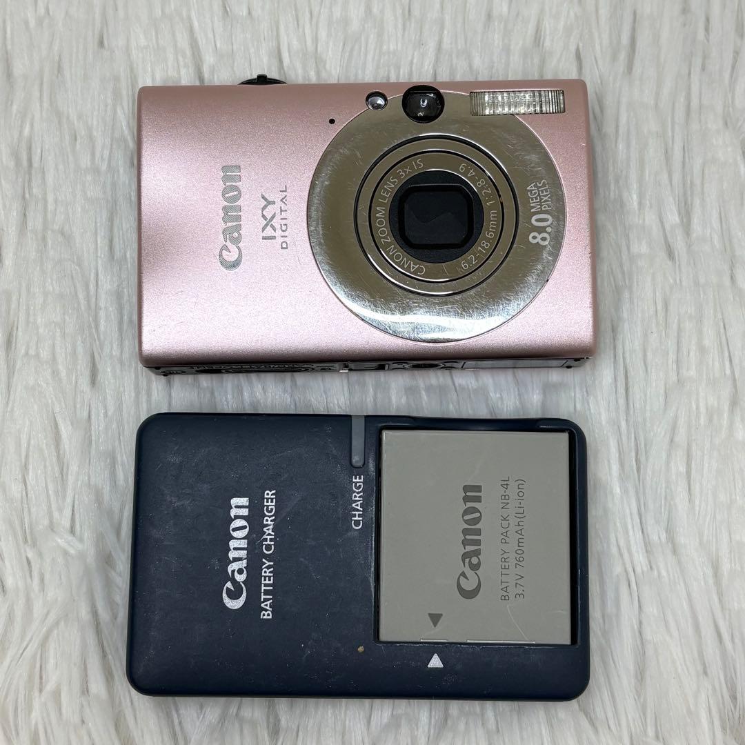 Canon IXY 20IS PC1271 充電器　ピンク　コンデジ　動作品