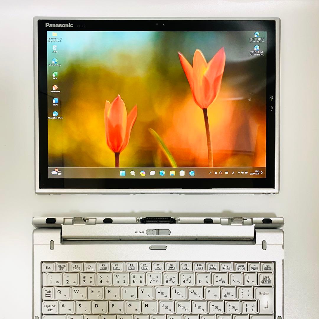 Windows11 高性能　パナソニック　レッツノート　2in1 タッチパネル