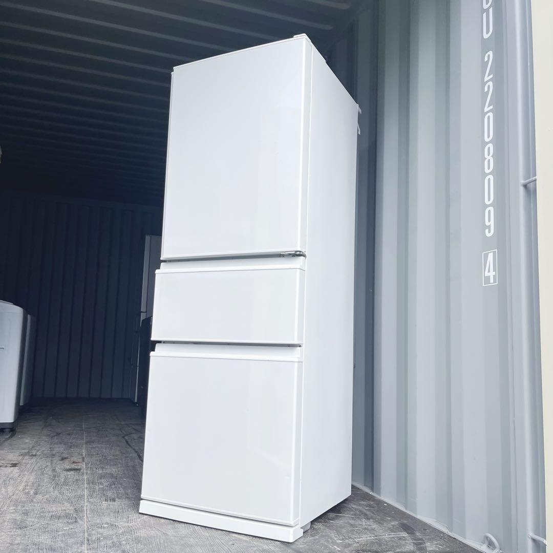 118取付無料！2022年製三菱シンプルホワイトインテリア3ドア冷蔵庫！洗濯機