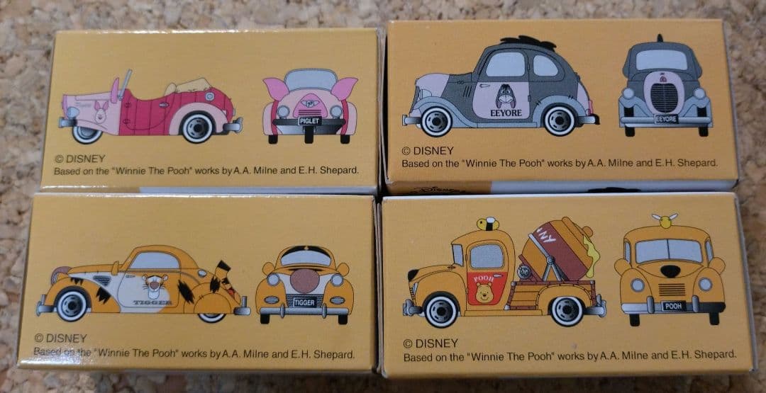 トミカ 東京ディズニーリゾート ビークルコレクション くまのプーさん 4台セット
