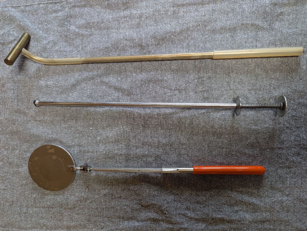 コントラバス用サウンドポスト（魂柱）設置・調整ツールセット