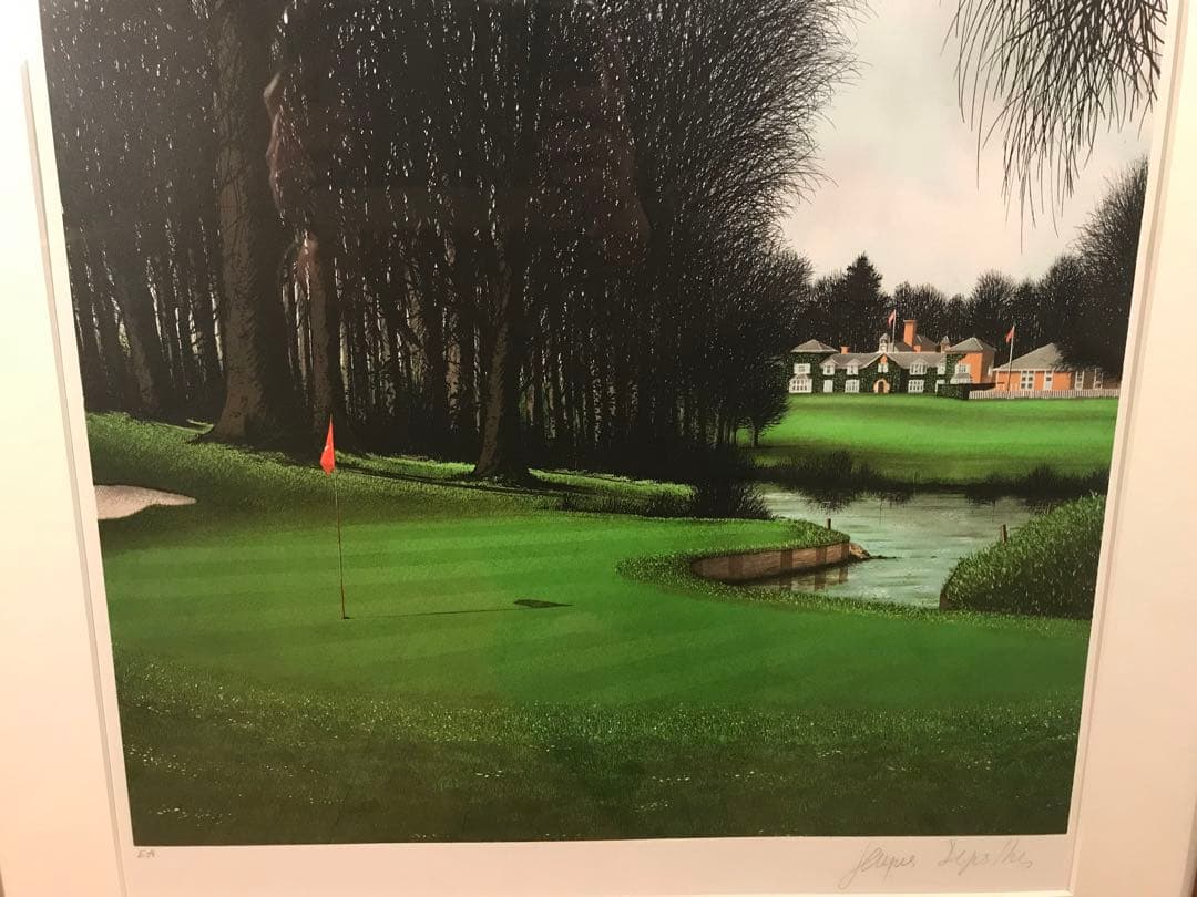 ロビーさま専用デペルト「ゴルフ場・リッチフィールドゴルフクラブ」リトグラフ２作品