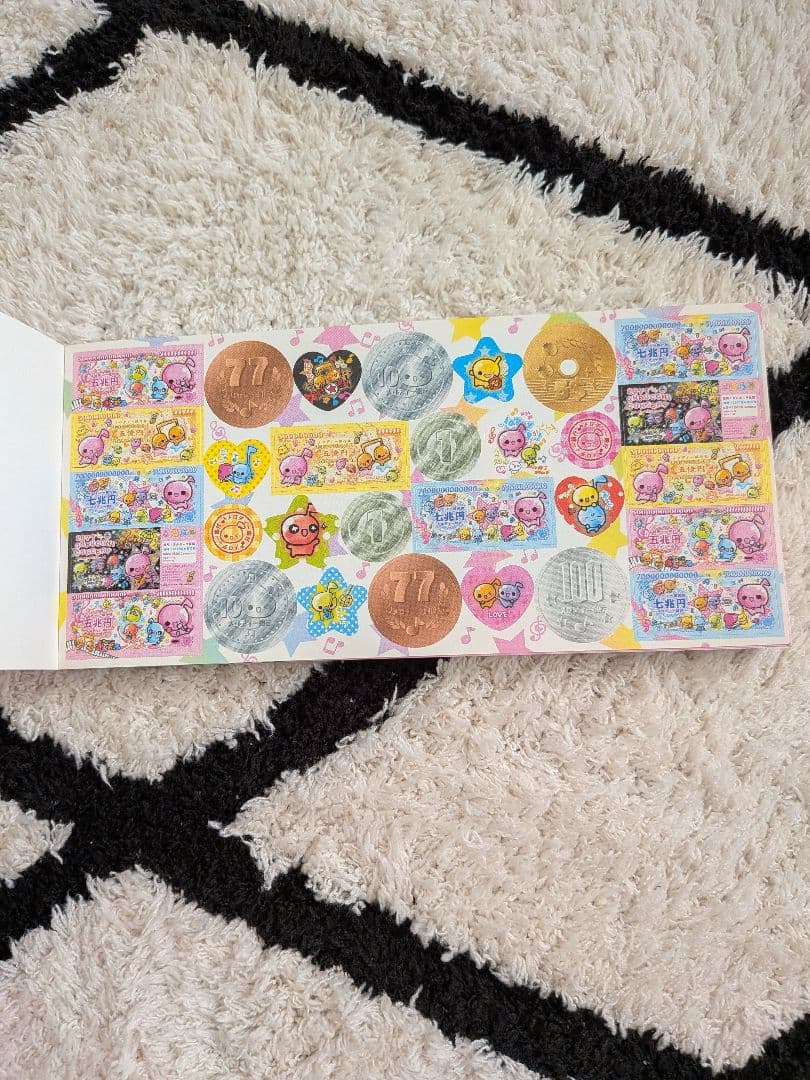 おんぷっち メモ帳 シール付き　平成レトロ