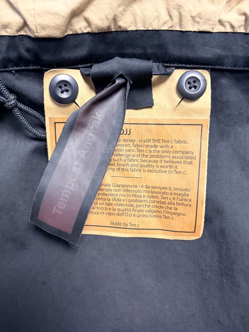 テンシー Ten-c テンペスト アノラックジャケット 黒 50