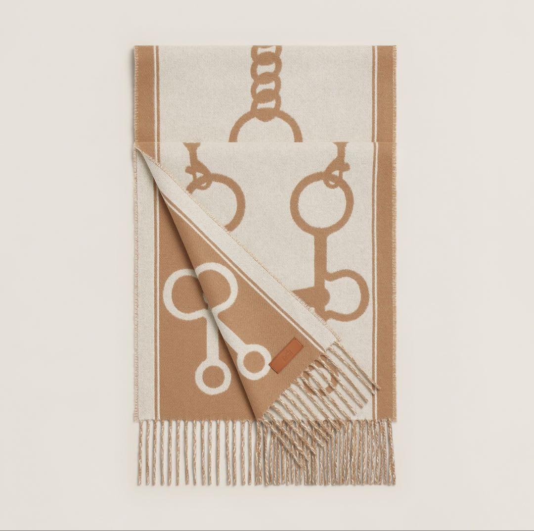 【新品未使用】　エルメス　マフラー 《モール》