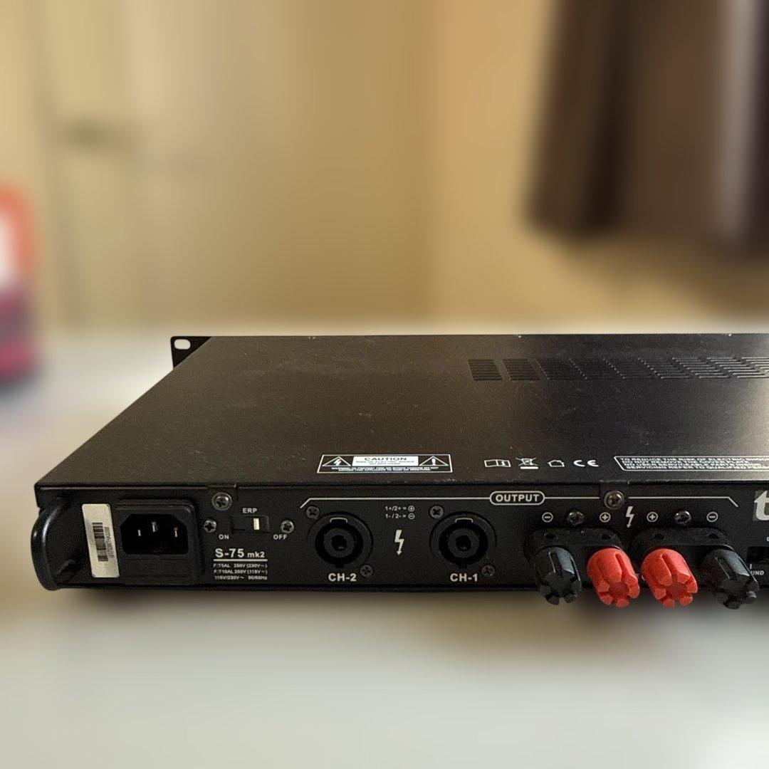 Thomann S-75 mk2 パワーアンプ　本日支払いで12000円