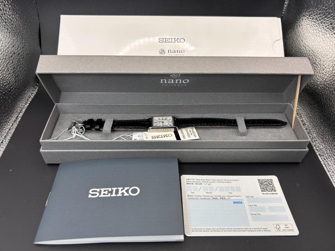 【未使用に近い】セイコー ナノユニバース 別注 腕時計 SSEH001 箱訳あり