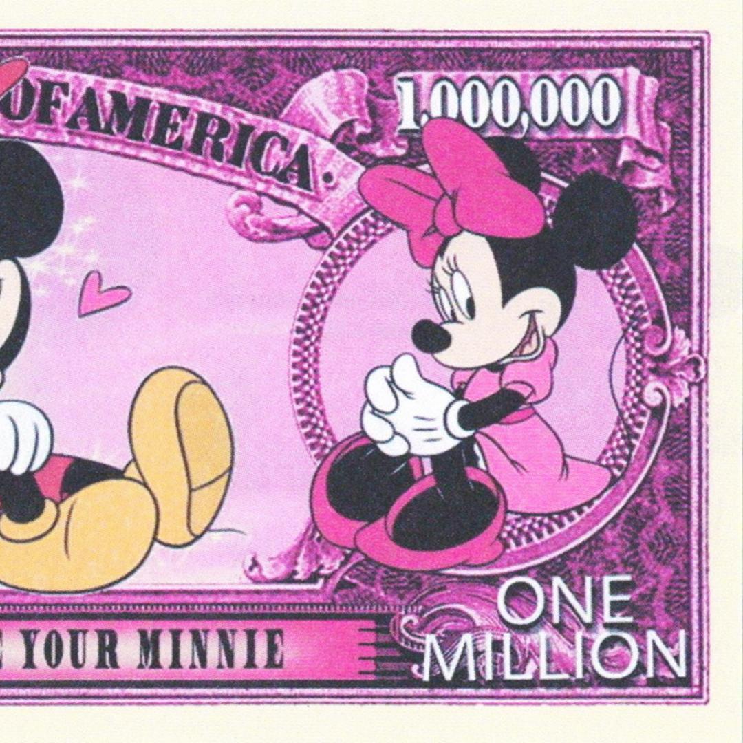 【ディズニー】ミニーマウス　ノベルティ　ドル紙幣