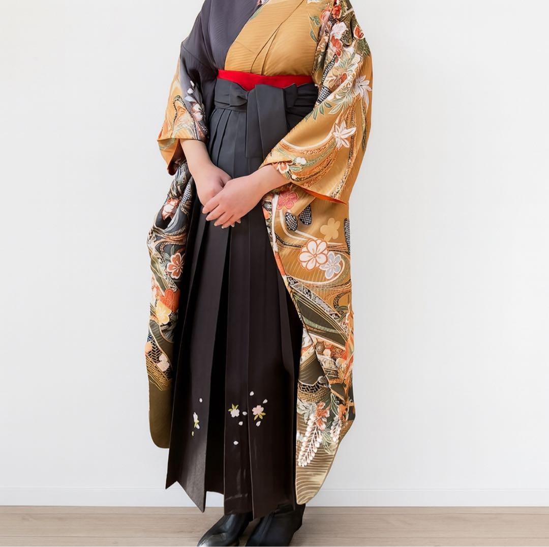 【卒業式・成人式】振袖 袴 セット 身丈166.5cm 裄66.8cm