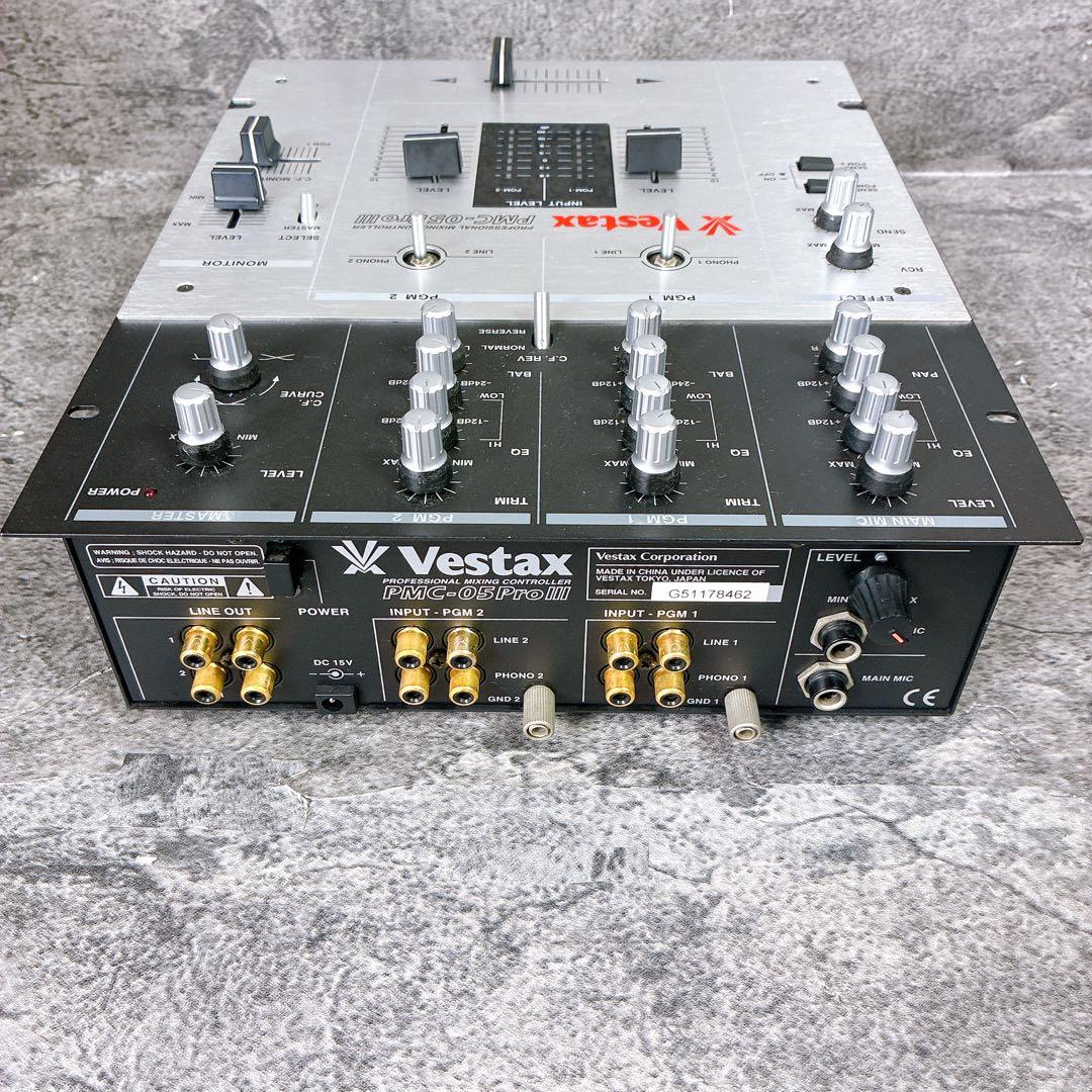 Vestax PMC-05PRO lll DJミキサー ベスタクス　音OK AC