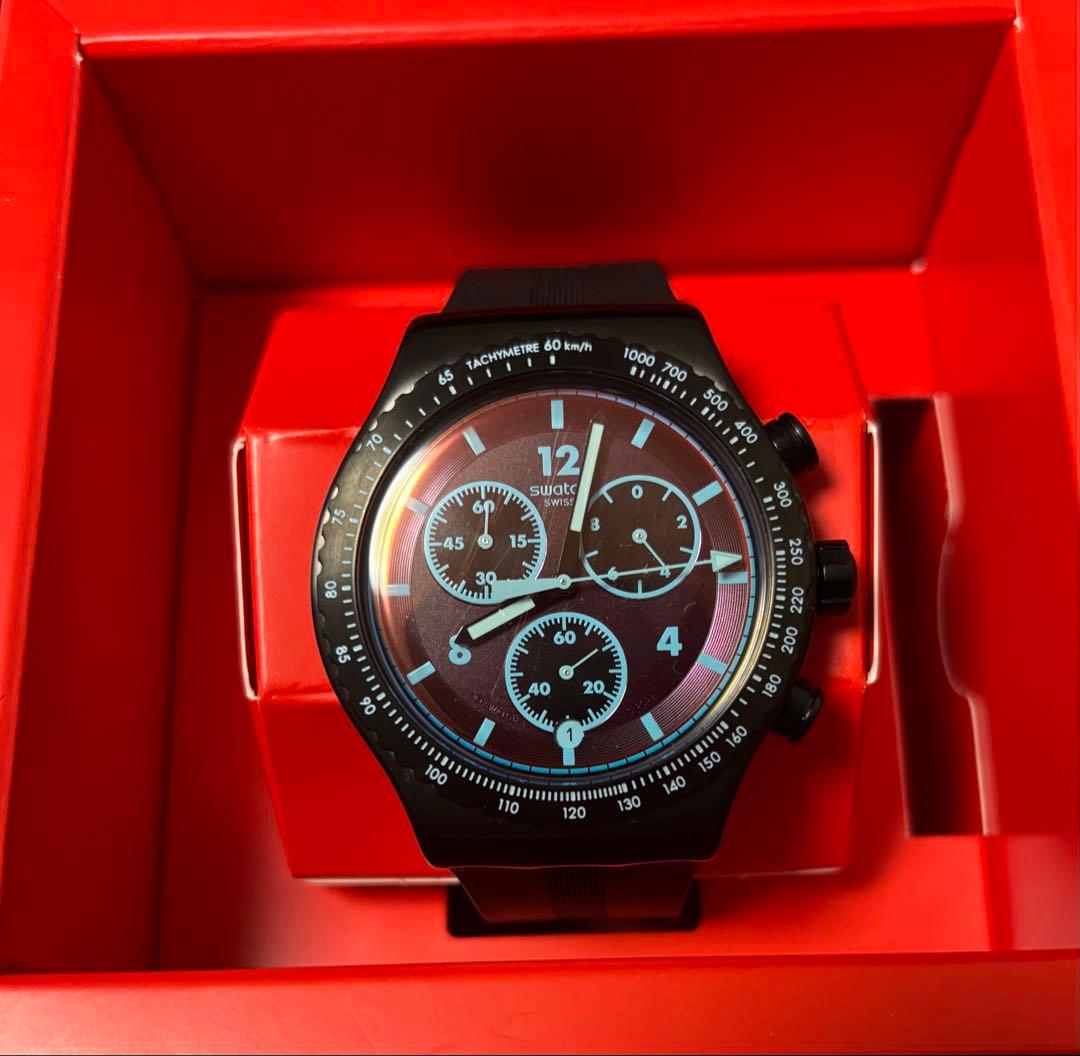 時計 Swatch CRIMSON MYSTIQUE