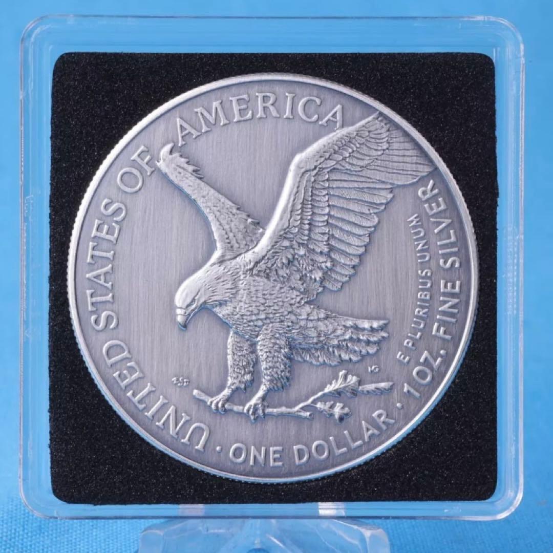 250枚限定 イーグル 銀貨 アンティーク仕上げ 奇跡のドラゴン 1オンス