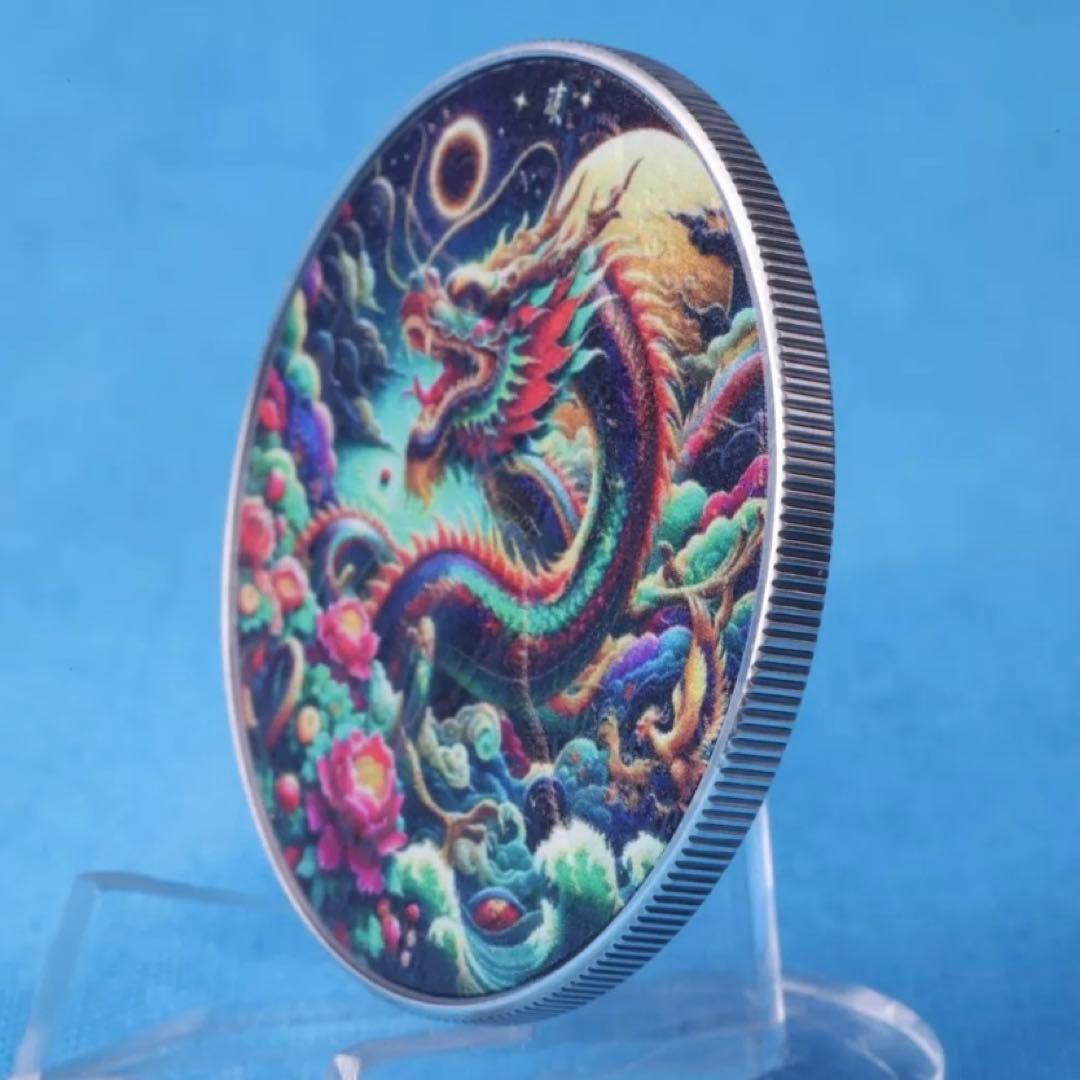 250枚限定 イーグル 銀貨 アンティーク仕上げ 奇跡のドラゴン 1オンス