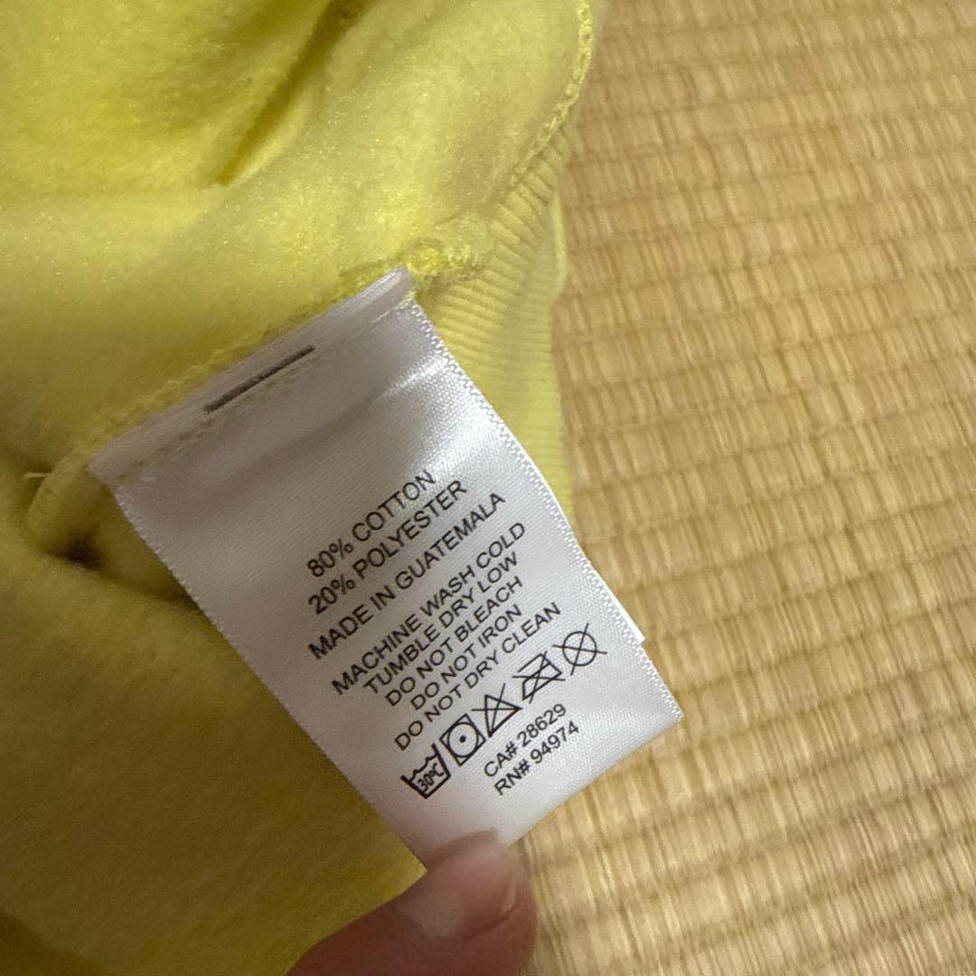 Stüssy イエロー パーカー サイズ　S