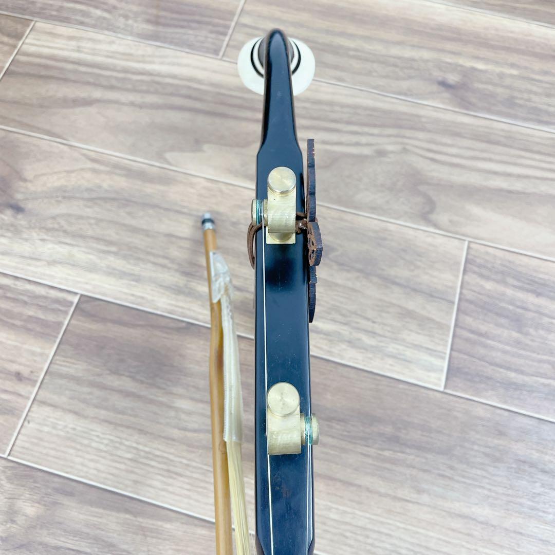 中国 上海 民謡楽器 二胡 niko 高級　ニシキ蛇皮