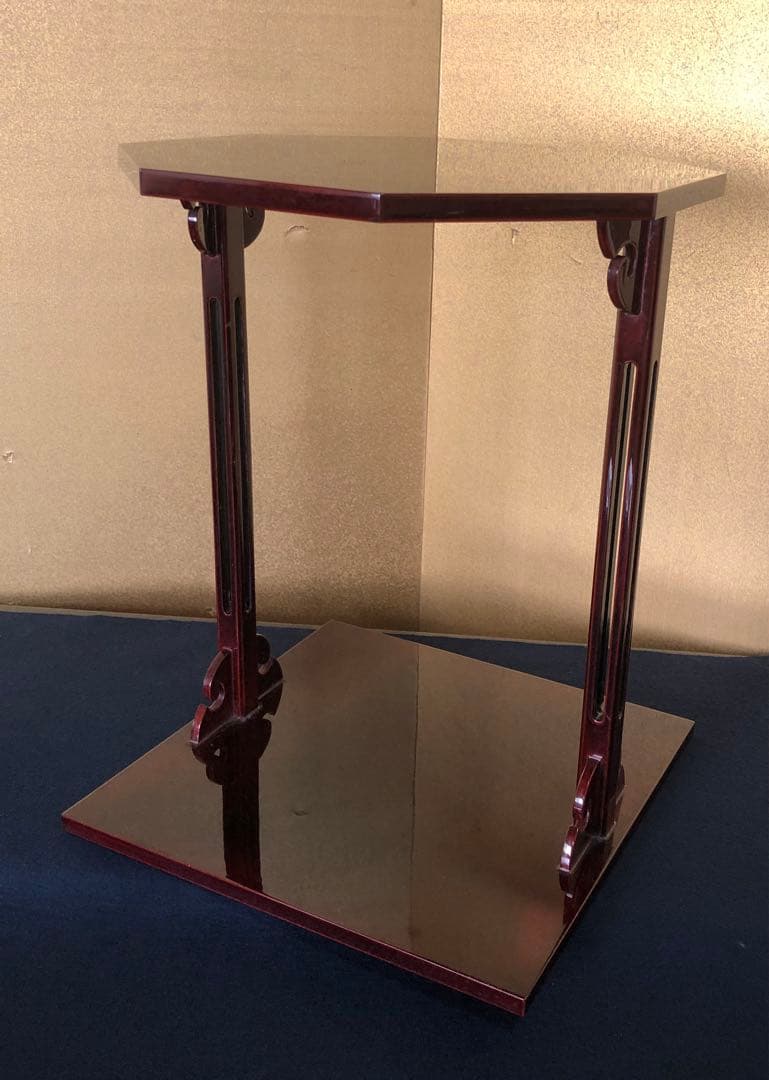 《R》輪島塗 寿棚 塗師 茶平一斎 共箱　260114き3