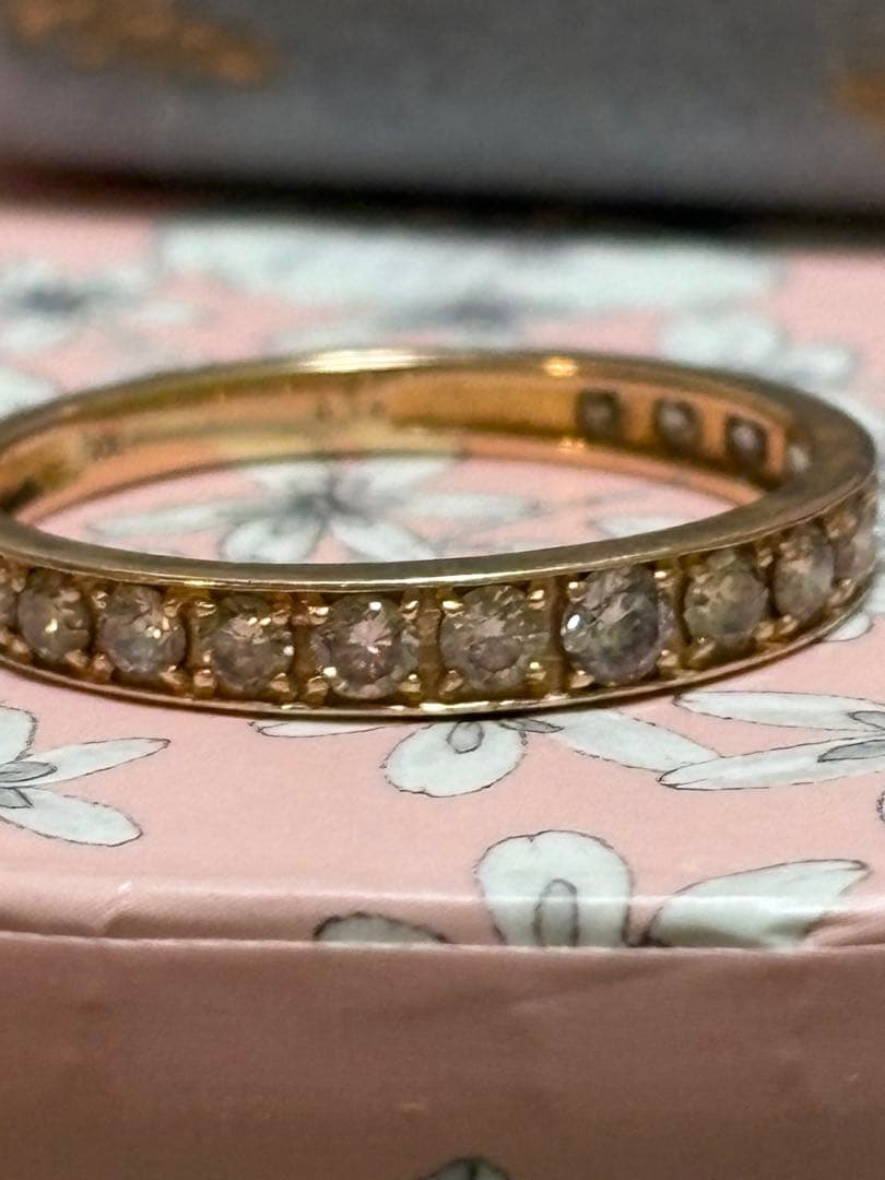 k18 エタニティリング0.7ct