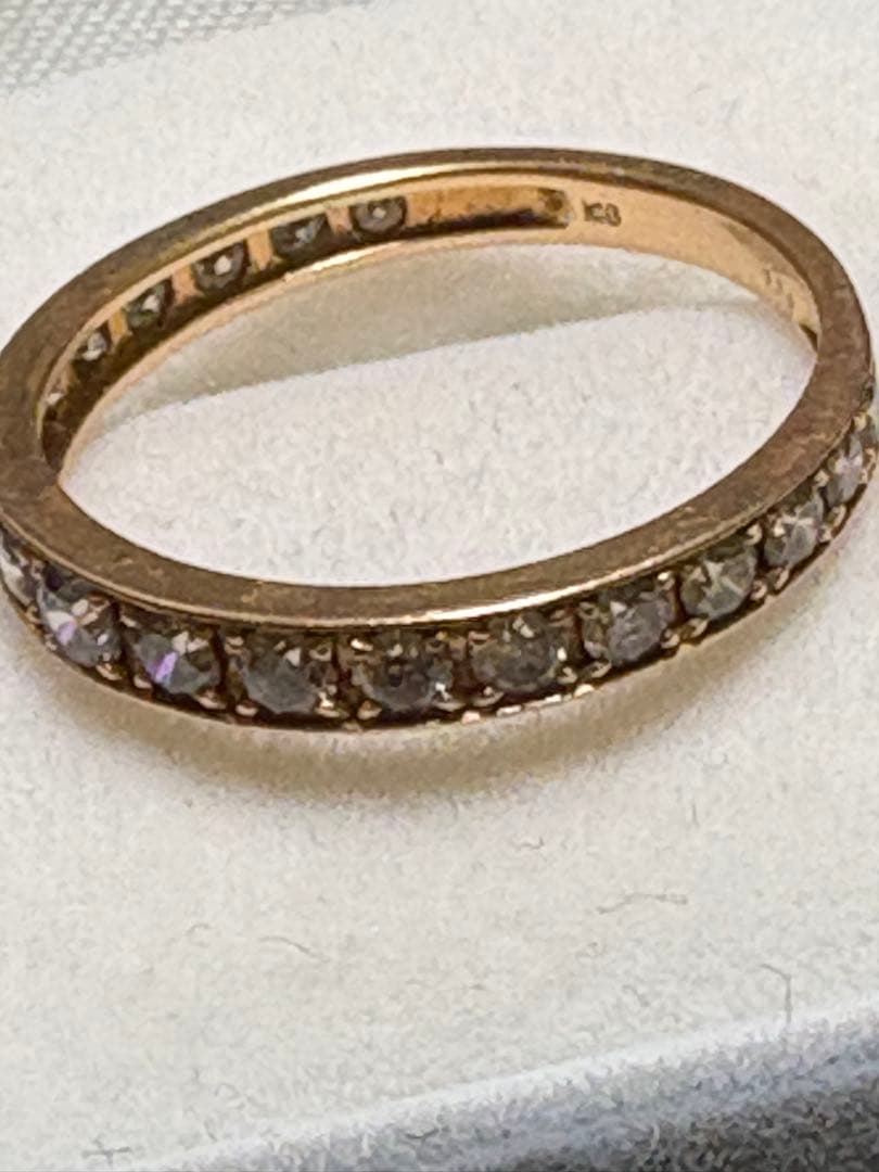 k18 エタニティリング0.7ct