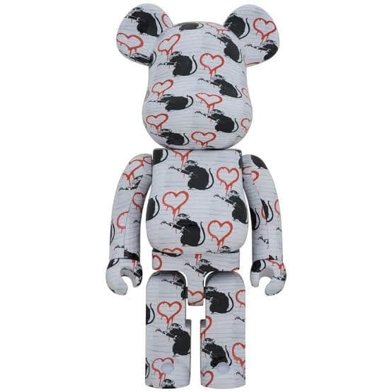 コミック・アニメ Be@rbrick Banksy Love Rat 1000%