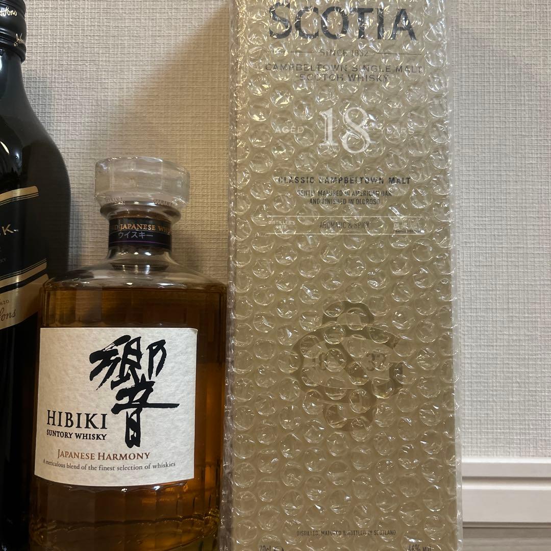 無*印様 響JH グレンスコシア18年　ジョニーウォーカーDB×2 ウィスキー4