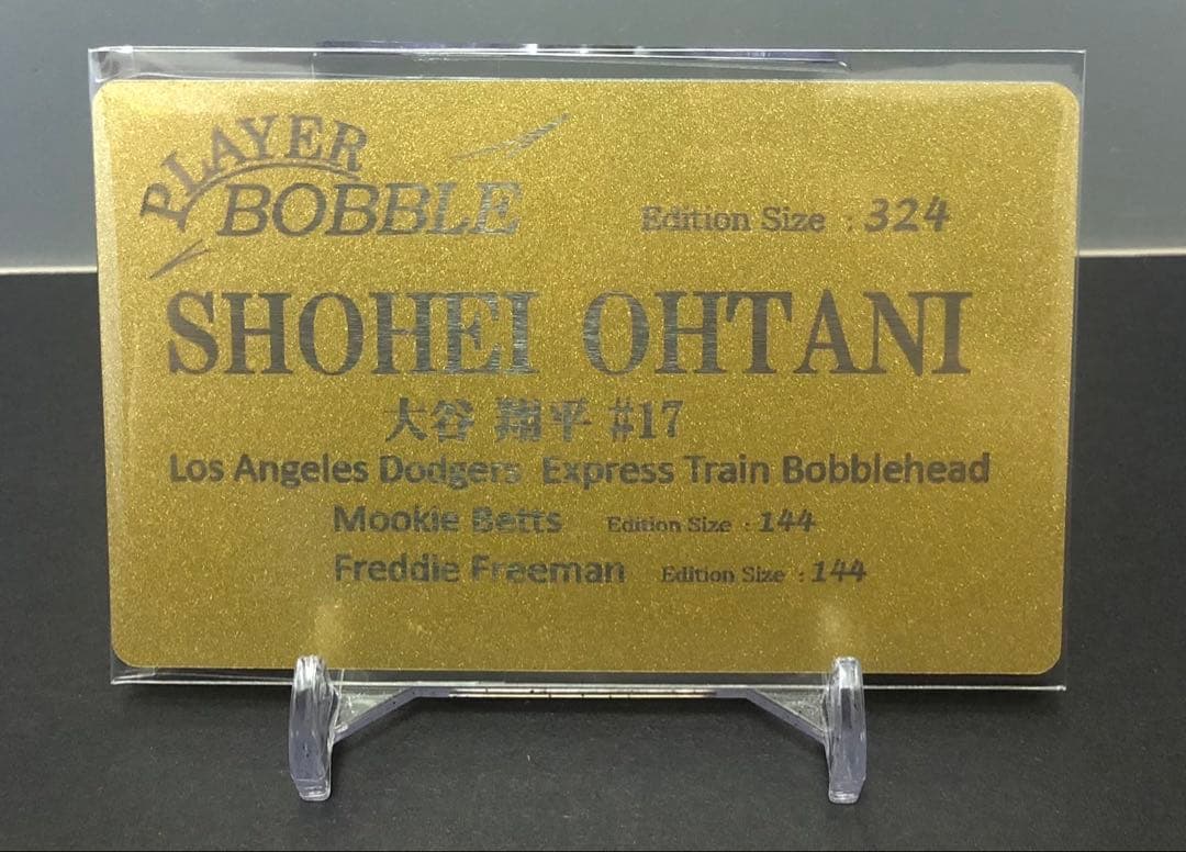【大谷翔平、ベッツ、フリーマン】ドジャース急行列車ボブルヘッド！3個セット