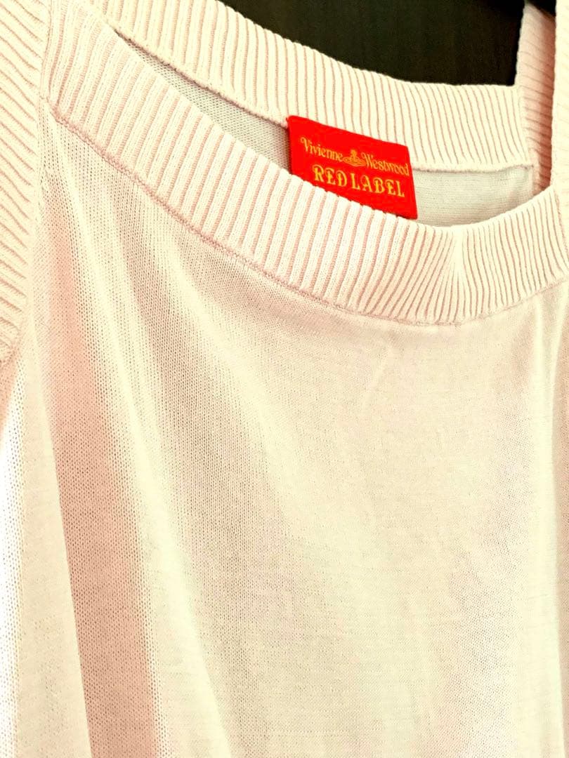 【美品】Vivienne Westwood タンクトップ ピンク 刺繍ロゴ 2