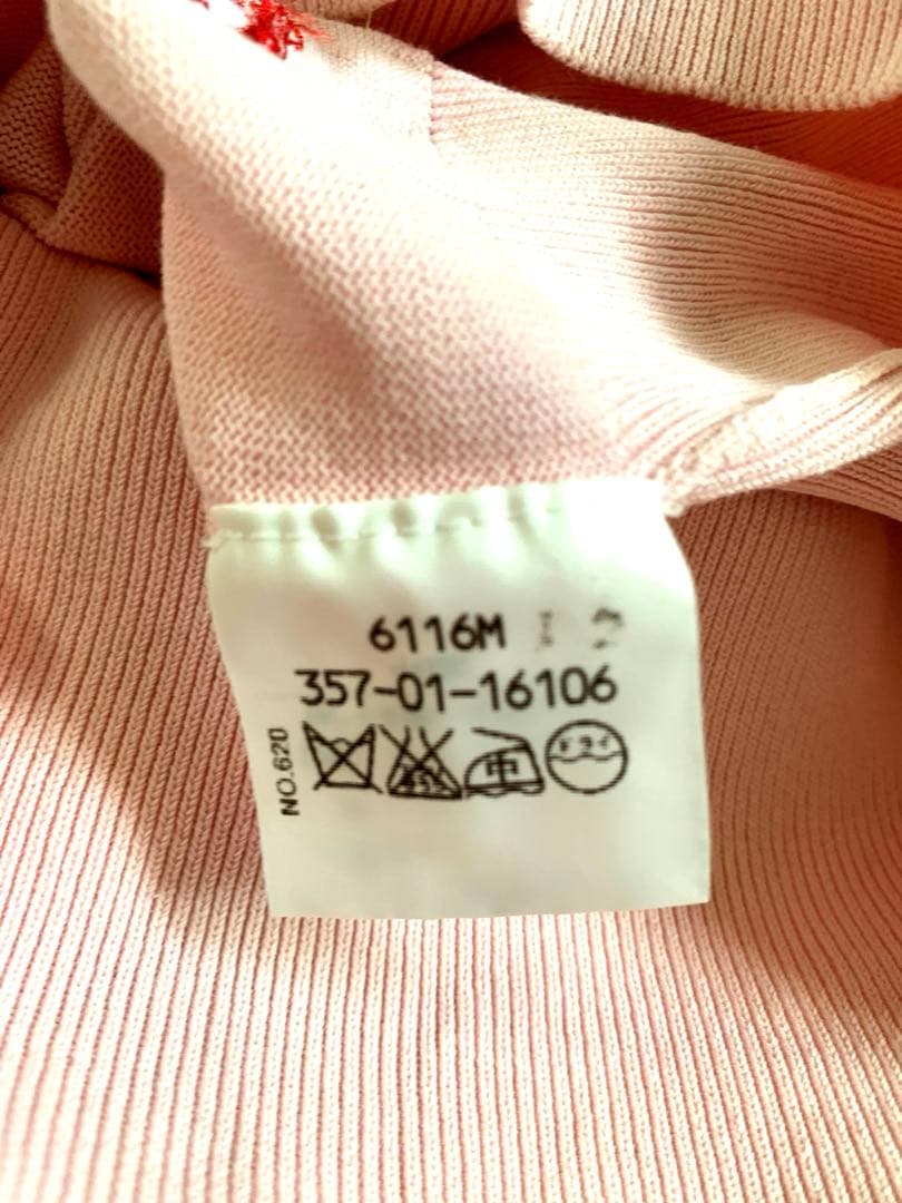 【美品】Vivienne Westwood タンクトップ ピンク 刺繍ロゴ 2