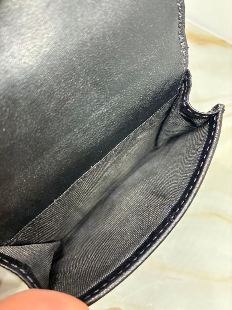 Dior カロ ブラック 三つ折り財布