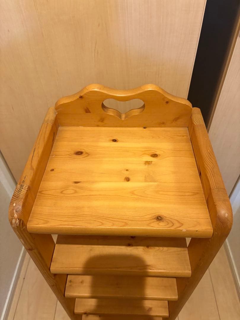 アメリカンカントリー家具　ハートシューズBOX スリッパラック　棚