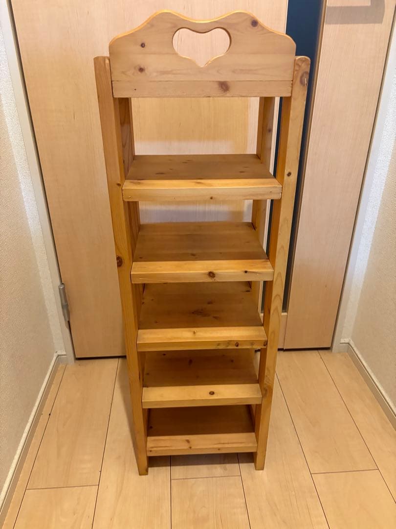 アメリカンカントリー家具　ハートシューズBOX スリッパラック　棚