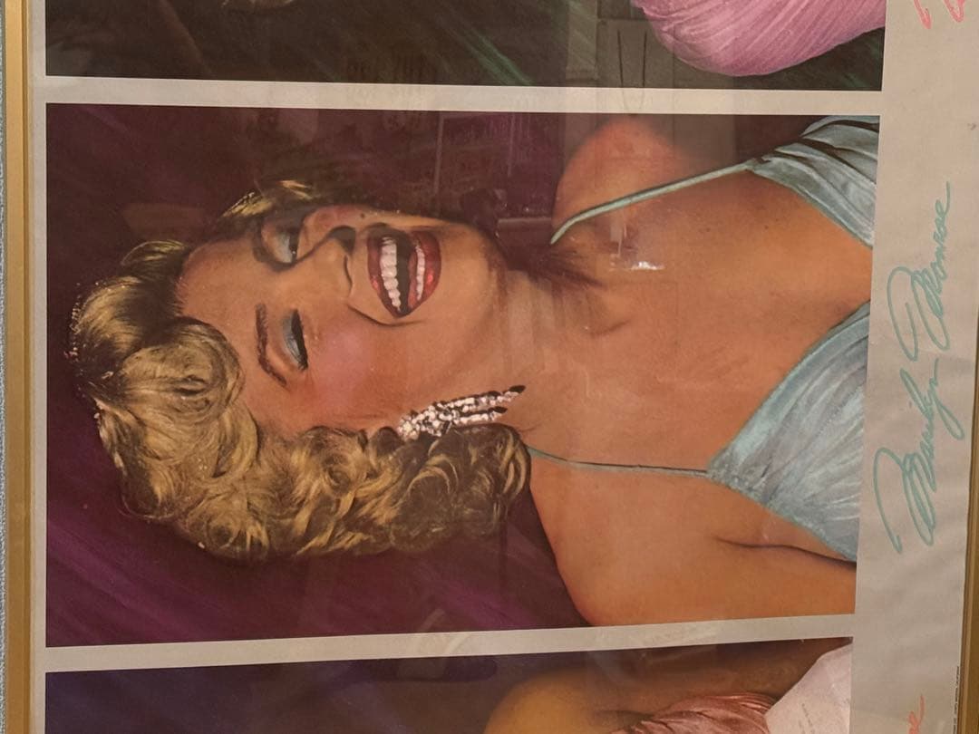 値引き最安値★マリリンモンロー★ロングポスター★激レア★特注額付き