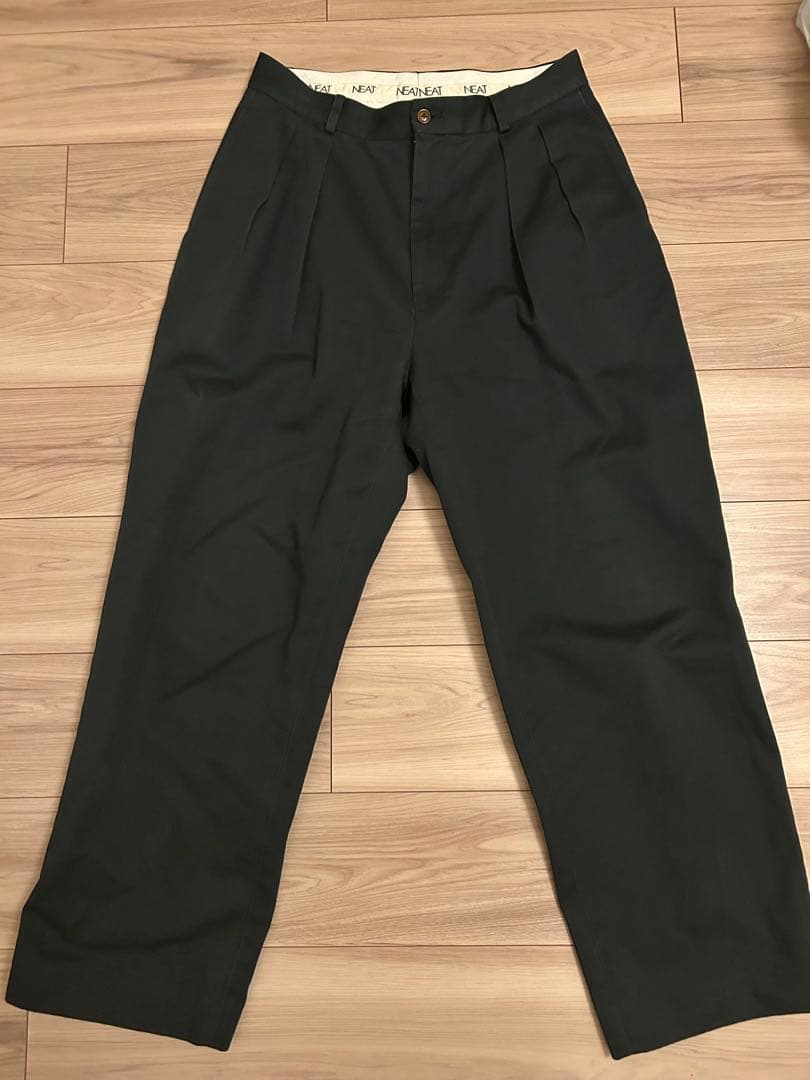 週末セール　NEAT chino ニートチノ　44 チャコール　24aw